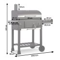 Grill węglowy z pokrowcem Berdsen BD-891 czarny