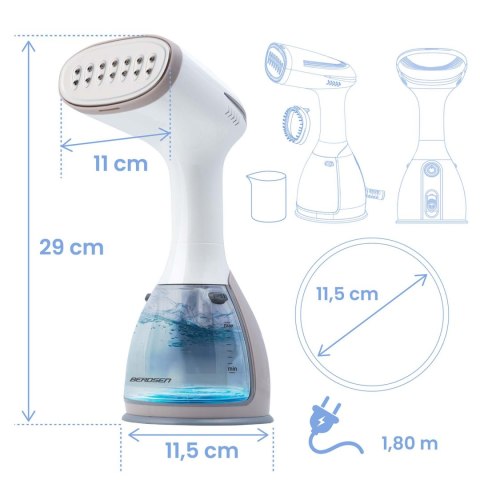 Parownica do ubrań 1500 W steamer Berdsen BD-310