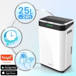 Osuszacz powietrza kompresorowy - pochłaniacz wilgoci 25l/24h higrostat Berdsen BD-533 biały
