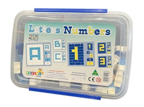 Blocks educational Little Architect - Letters and Numbers 630 el