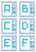 Blocks educational Little Architect - Letters and Numbers 630 el