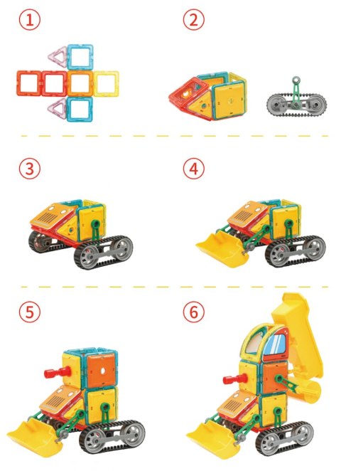 Magical Magnet 168 el. - Blocks magnetic