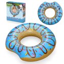 Dmuchane koło plażowe do pływania niebieski Donut 107cm BESTWAY