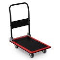 Wózek transportowy platformowy HM-505 czarno-czerwony
