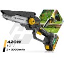 Piła łańcuchowa akumulatorowa mini pilarka Humberg HM-421