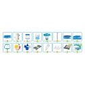 Basen ogrodowy rozporowy 244 x 61 cm 18w1 INTEX 28108