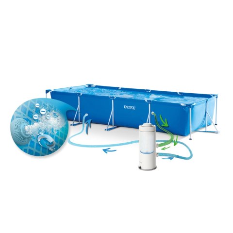 Basen stelażowy 450x220x84cm 10w1 Intex 28274