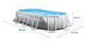 Basen stelażowy 503x274x122cm 12w1 INTEX 26796