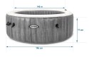 Dmuchane SPA z hydromasażem 4 osobowe zestaw INTEX 28440
