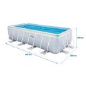 Basen ogrodowy stelażowy 400 x 200 x 100 cm 4w1 INTEX 26780