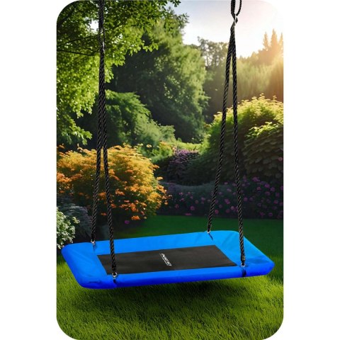 Huśtawka bocianie gniazdo prostokątna Neo-Sport Swingo 110 x 70 cm
