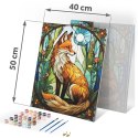 Obraz do malowania po numerach 40x50 cm Massido Lisek