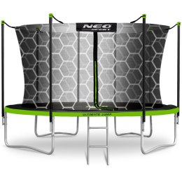 Trampolina ogrodowa 15ft/465cm z siatką wewnętrzną i drabinką Neo-Sport