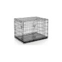 Metalowa klatka kennelowa dla psa + legowsko 91 x 57 x 62 cm PH-201