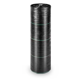 Agrotkanina ogrodowa 1,6 m x 100 m 90 g/m2 + 100 szpilek Plonos - czarna