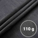 Siatka cieniująca 1,5x25m 110g/m2 + 50 zacisków szara