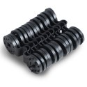 Siatka cieniująca 1,5x25m 110g/m2 + 50 zacisków szara