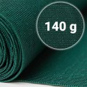 Siatka cieniująca 1,5x25m 140g/m2 + 50 zacisków zielona