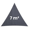 Żagiel przeciwsłoneczny trójkątny 7m2 Plonos PL-886 szary