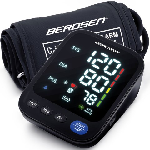 Ciśnieniomierz naramienny z polskimi komunikatami i bluetooth BD-123 Berdsen