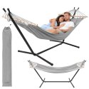 Hamak ogrodowy 200x150cm Gardlov ze stelażem 27293