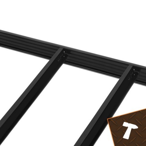Regał magazynowy - czarny 180x90x40 Bigstren