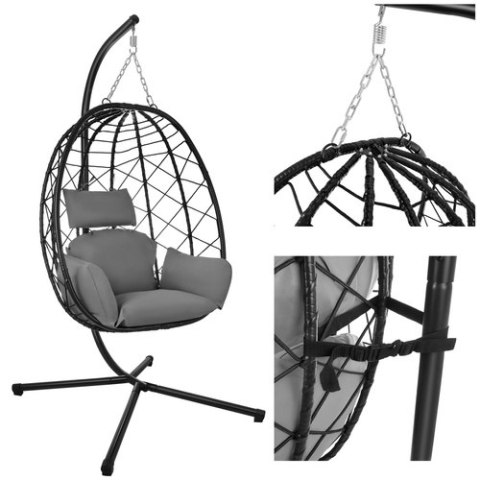 Huśtawka - fotel wiszący 185cm Gardlov