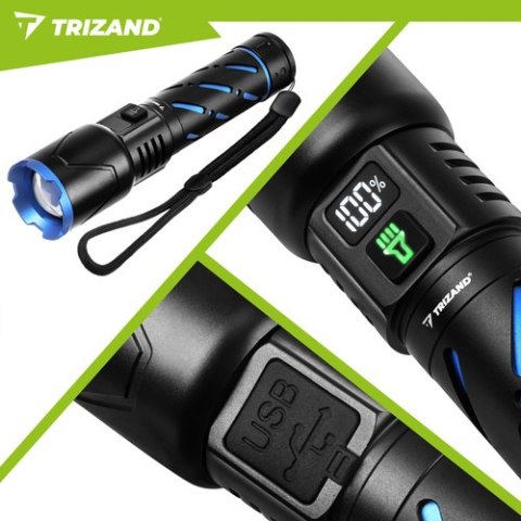 Latarka taktyczna 800lm Trizand 26950