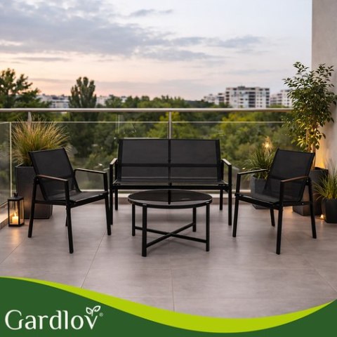 Zestaw mebli balkonowych - 4el. Gardlov
