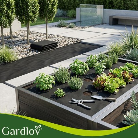 Agrowłóknina czarna 1,6x20m 50g/m2 Gardlov