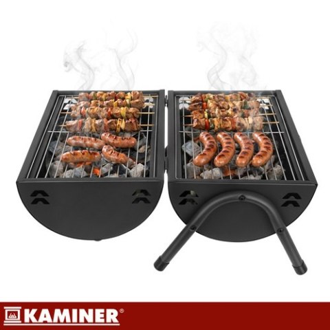 Grill ogrodowy turystyczny 38x30x40cm Kaminer
