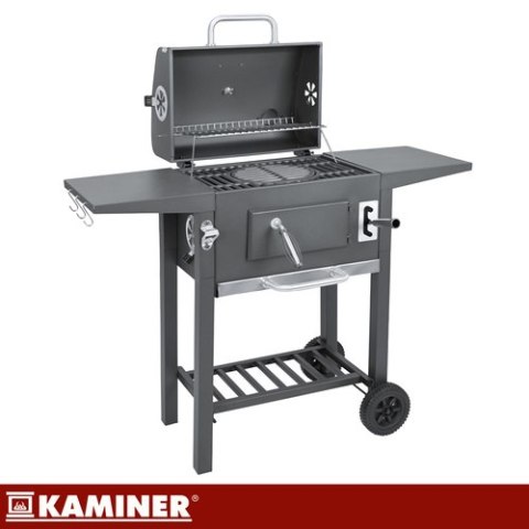Grill ogrodowy z pokrywą 105x110x50cm Kaminer