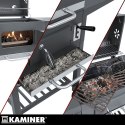 Grill ogrodowy z pokrywą 105x110x50cm Kaminer