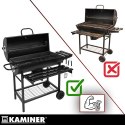Grill ogrodowy z pokrywą 108x67x96cm Kaminer