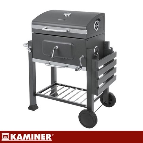 Grill ogrodowy z pokrywą 116x70x110cm Kaminer