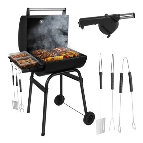 Grill ogrodowy z pokrywą 82x51x117cm Kaminer