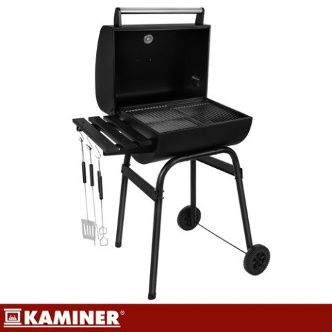Grill ogrodowy z pokrywą 82x51x117cm Kaminer