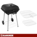 Grill ogrodowy z pokrywą53x77x46cm Kaminer