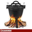 Kociołek żeliwny emaliowany 8l Kaminer