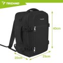 Plecak turystyczny 40x25x20cm czarny Trizand