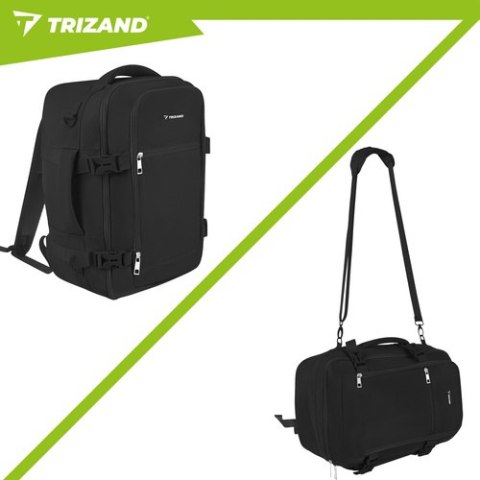 Plecak turystyczny 40x25x20cm czarny Trizand