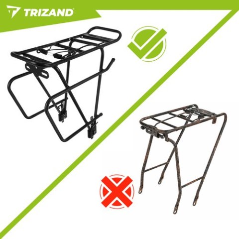 Bagażnik rowerowy 38x13,5x35cm Trizand