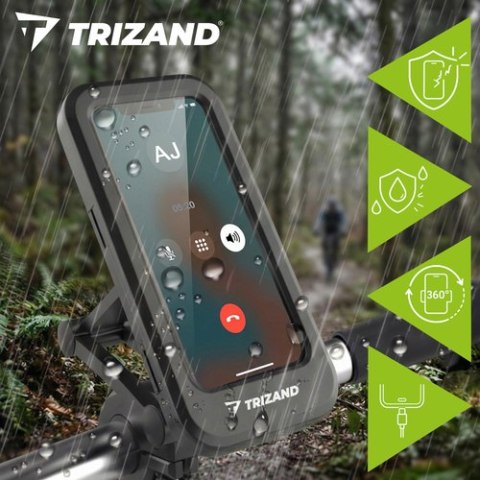Uchwyt rowerowy na telefon wodoodporny Trizand