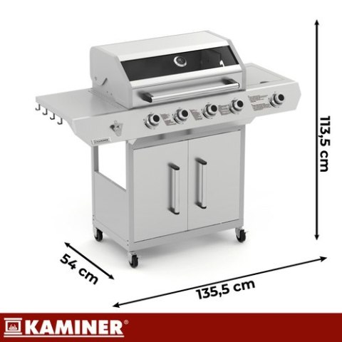 Grill gazowy 4+1 17kW Varen 5.0 Kaminer