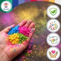 Kolorowy proszek Holi zestaw 6x100g Holi Cow 27335