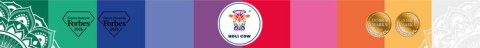 Kolorowy proszek Holi zestaw 6x100g Holi Cow 27335