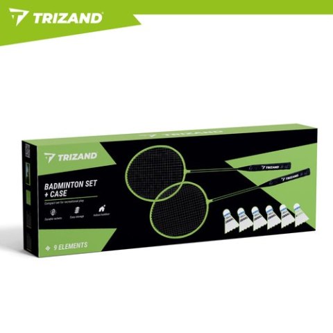 Zestaw do badmintona w pokrowcu - 9el. Trizand