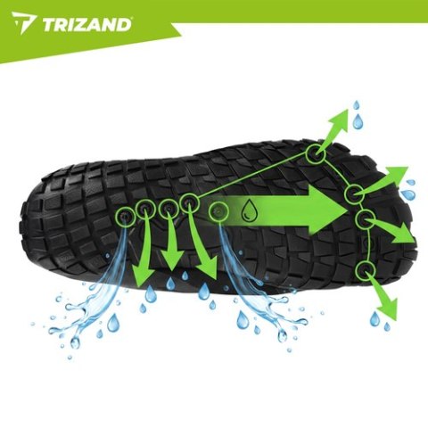 Buty do wody czarne- rozmiar 42 5mm Trizand