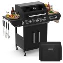 Grill gazowy 3+1 13.5kW Varen Black 4.0 Kaminer