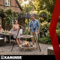 Grill ogrodowy trójnóg 190x70cm Kaminer